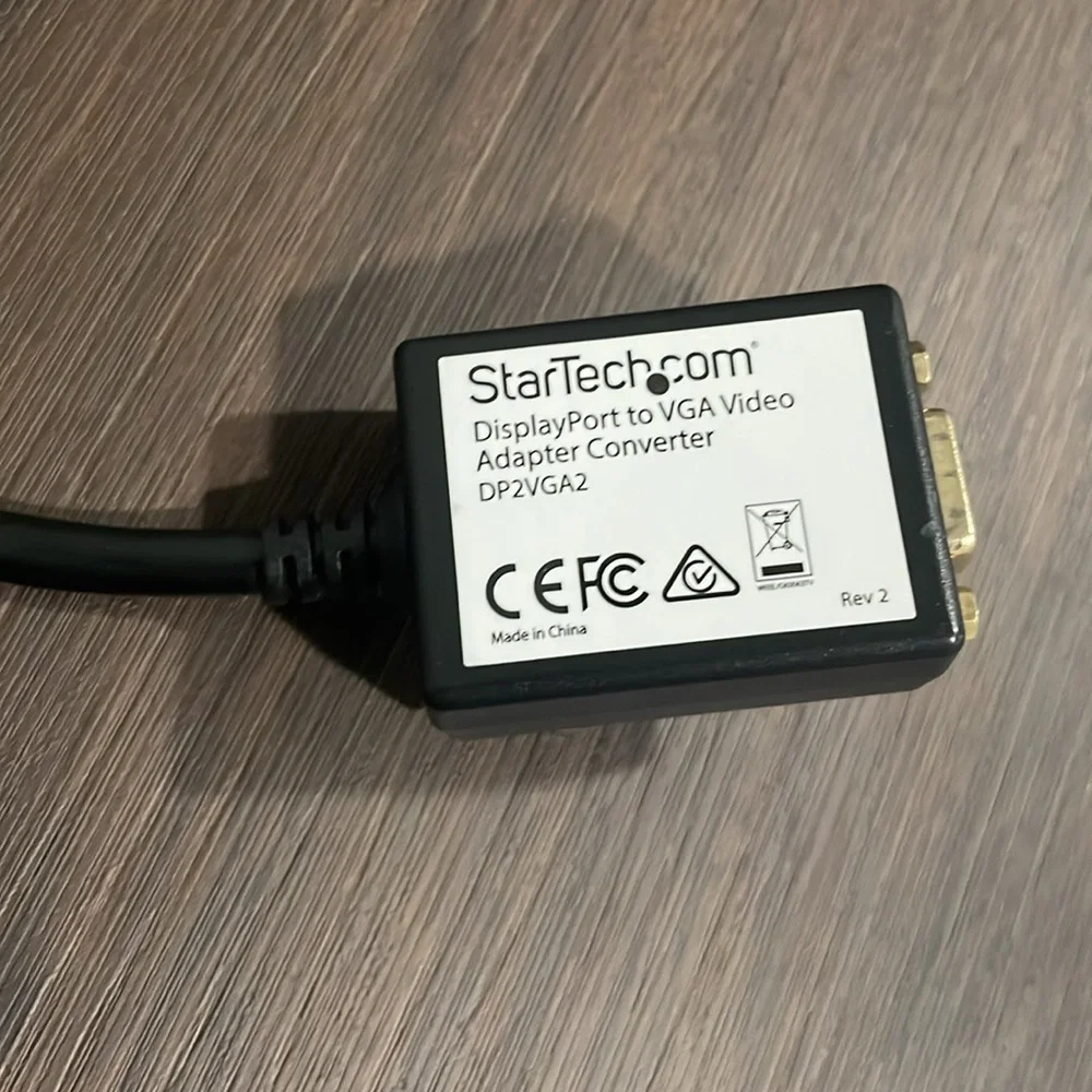 {Startech} DisplayPort to VGA Video Adapter Converter